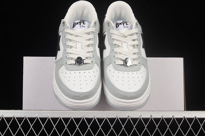 BAPE Bapesta #3 'Line White-Camo Gray'