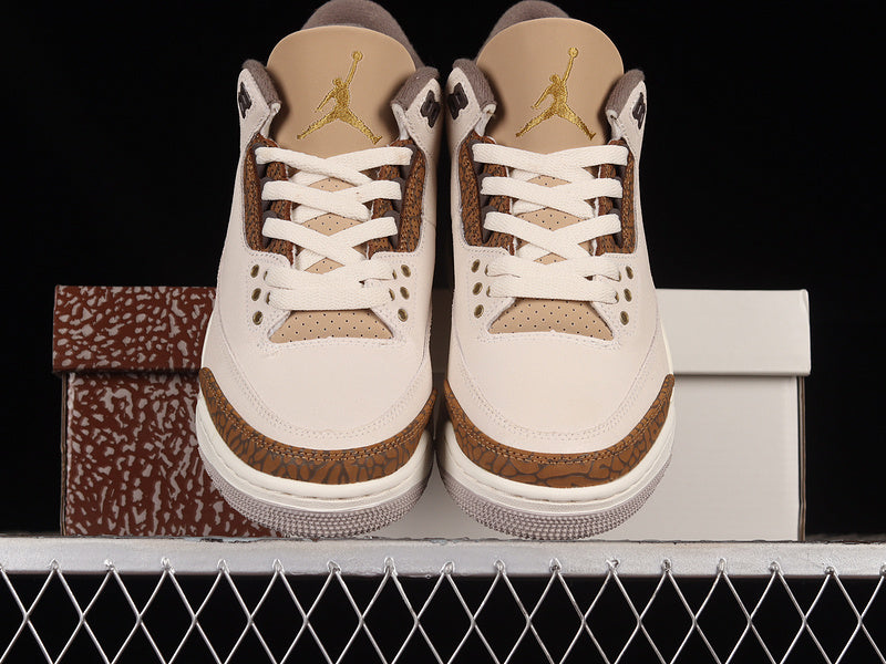 Air Jordan Retro 3 Light Orewood Brown/Metallic Gold-Light British Tan