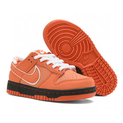 Kids Nike Dunk Low Concepts Orange Lobster