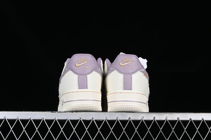 Air Force One Low Just Do It White /Purple