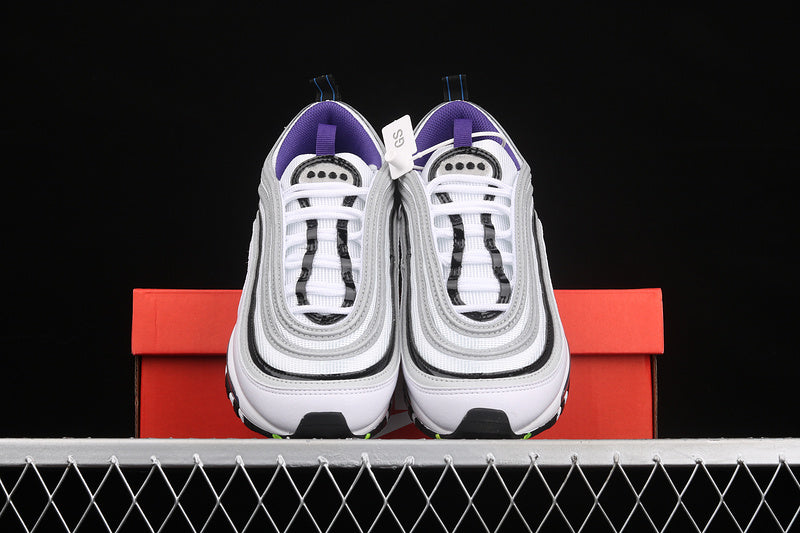 Air Max 97 X Kaomoji White/Black/Signal Blue-Court Purple