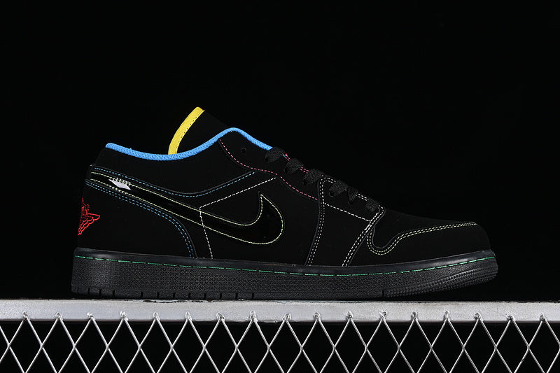 Air Jordan Retro 1 Low Phat Low Olympic Black/Multicolor