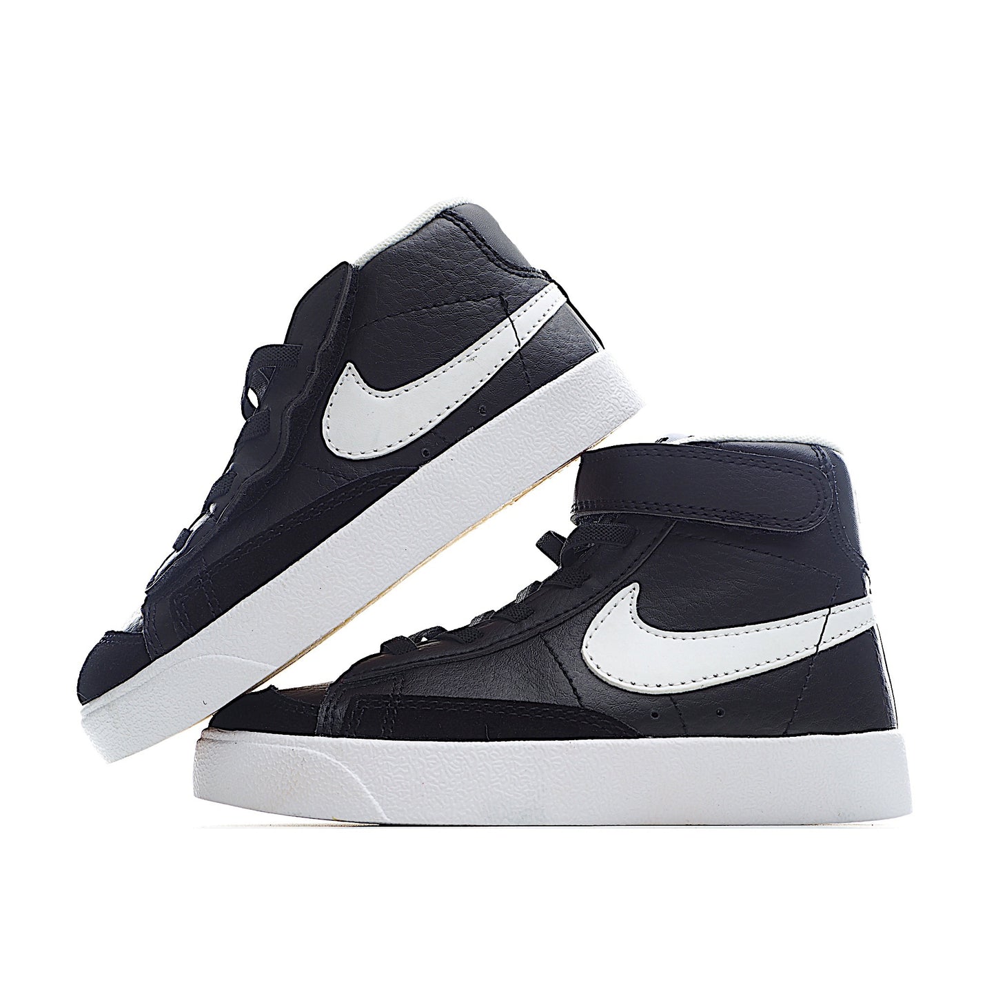 Kids Nike Blazer Mid Black White