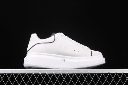 Alexander McQueen Oversized White-Border Black