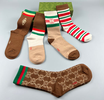 Gucci High Socks 5 Pack