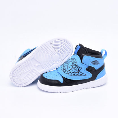 Kids Air Jordan 1 Sky 'Black University Blue'