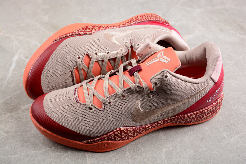 Nike Kobe System 8 Grey/Red-Orange