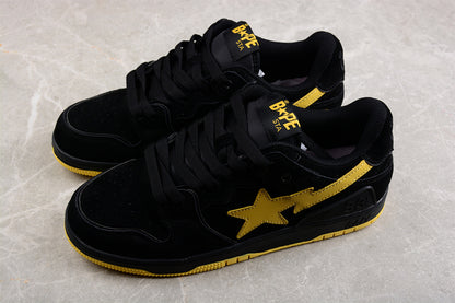 BATHING APE®  Sk8 Sta 'Black Electric Yellow'