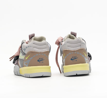 Kids Nike Air Trainer 1 SP Grey Brown