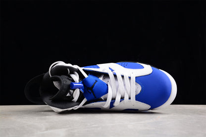 Air Jordan Retro 6 White/Blue-Black