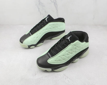 Air Jordan Retro 13 Low Singles Day Green-Black