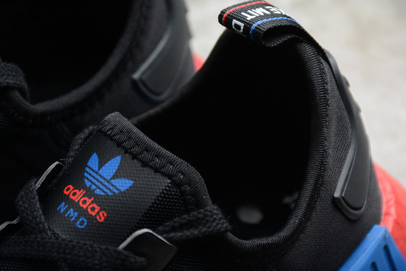 Adidas NMD R1 Core Black/Blue-Lush Red