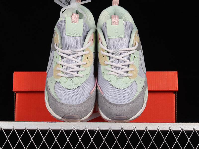 Air Max 90 Futura Light Grey/Green-Pink