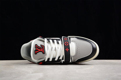 Louis Vuitton Trainer Low 'White Black Red White Mesh'