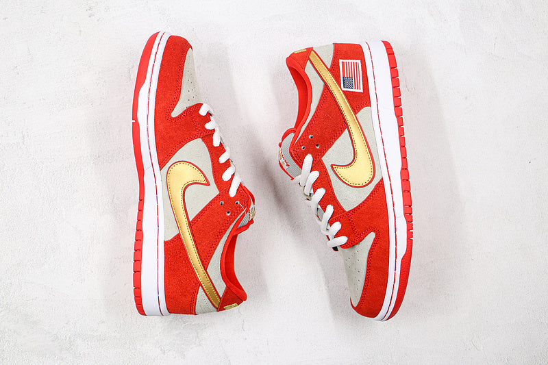 SB Dunk Low X Nasty Boys Red/hite/Gold