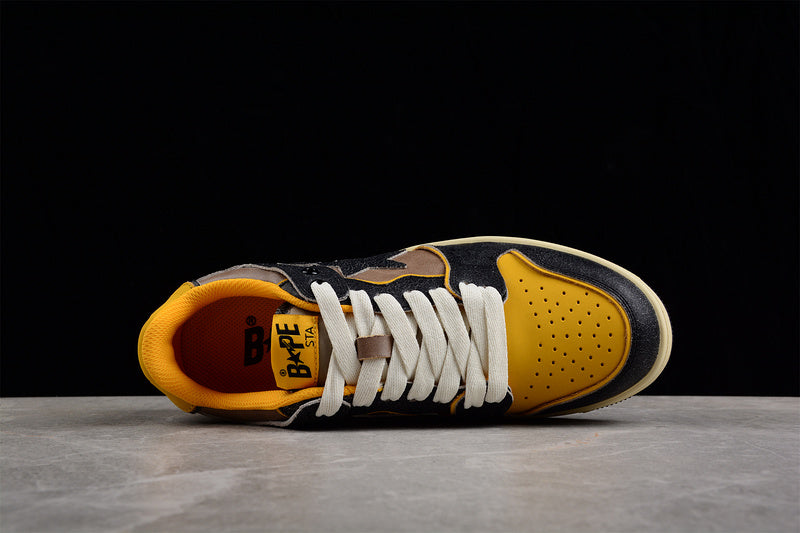 BATHING APE®  Sk8 Sta 'Black Yellow'