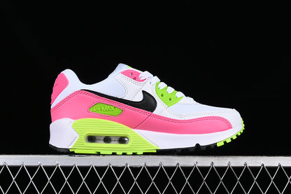 Air Max 90 White/Green/Pink-Black