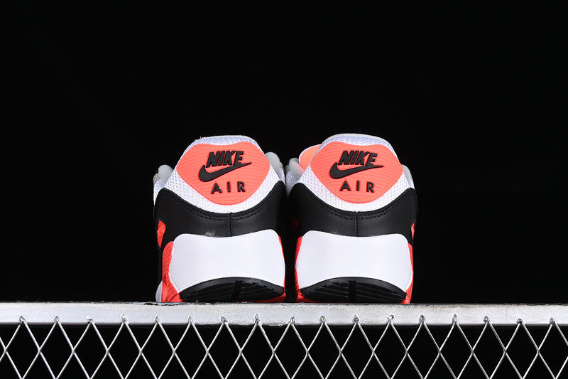 Air Max 90 White/Black-Punch Red