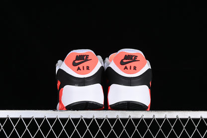 Air Max 90 White/Black-Punch Red