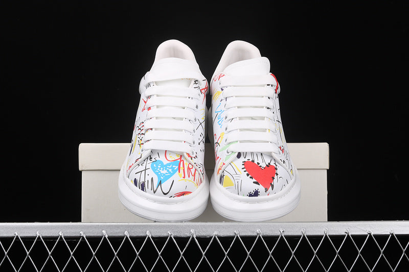 Alexander McQueen Sole White-Graffiti