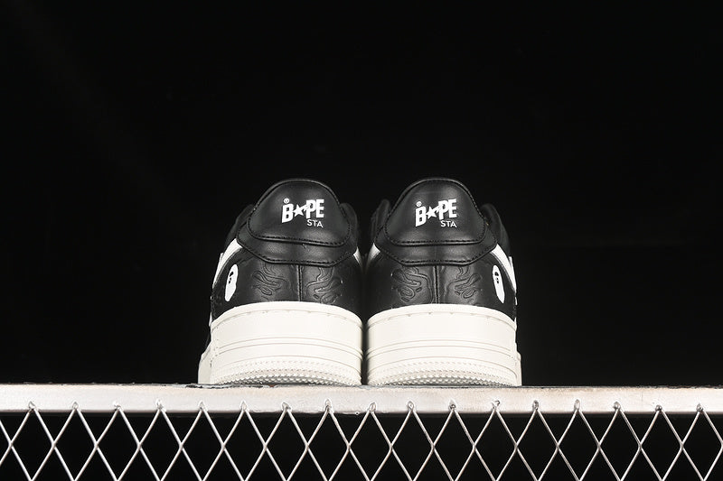 BAPE Bapesta #3 'Line White-Camo Black'