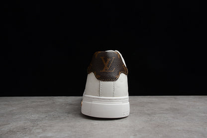 Louis Vuitton Time Monogram Leather White