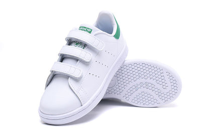 Kids Adidas Originals X Stan Smith Comfort White Green