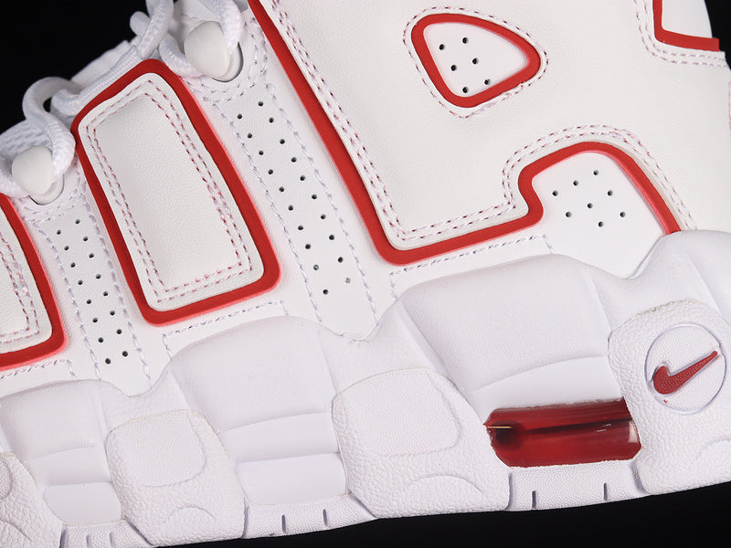 Air More Uptempo GS 2021 White-Varsity Red