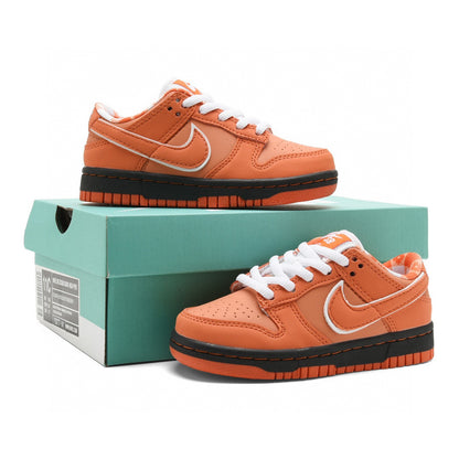 Kids Nike Dunk Low Concepts Orange Lobster