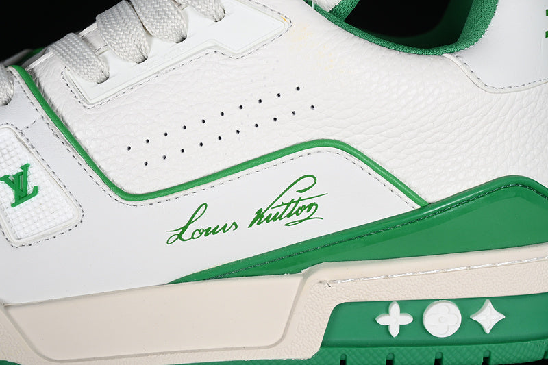 Louis Vuitton Trainer Low #54 White Green