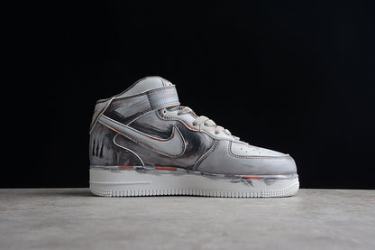 Air Force One High WB Grey/White/Black