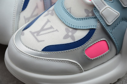 Louis Vuitton Archlight Trainer White Baby Blue