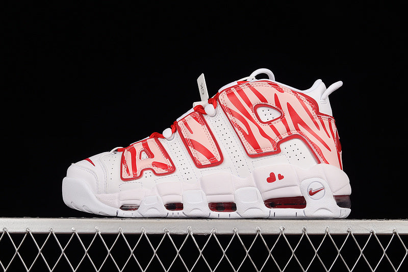 Air More Uptempo 96 QS White/Varsity Red-Soft Pink