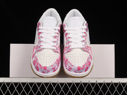 SB Dunk Low White/Pink