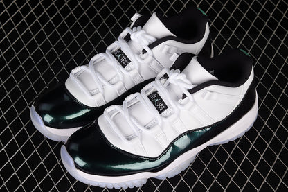 Air Jordan Retro 11 Low Emerald/Emerald Rise Black