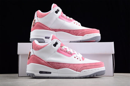 Air Jordan Retro 3 White/Pink