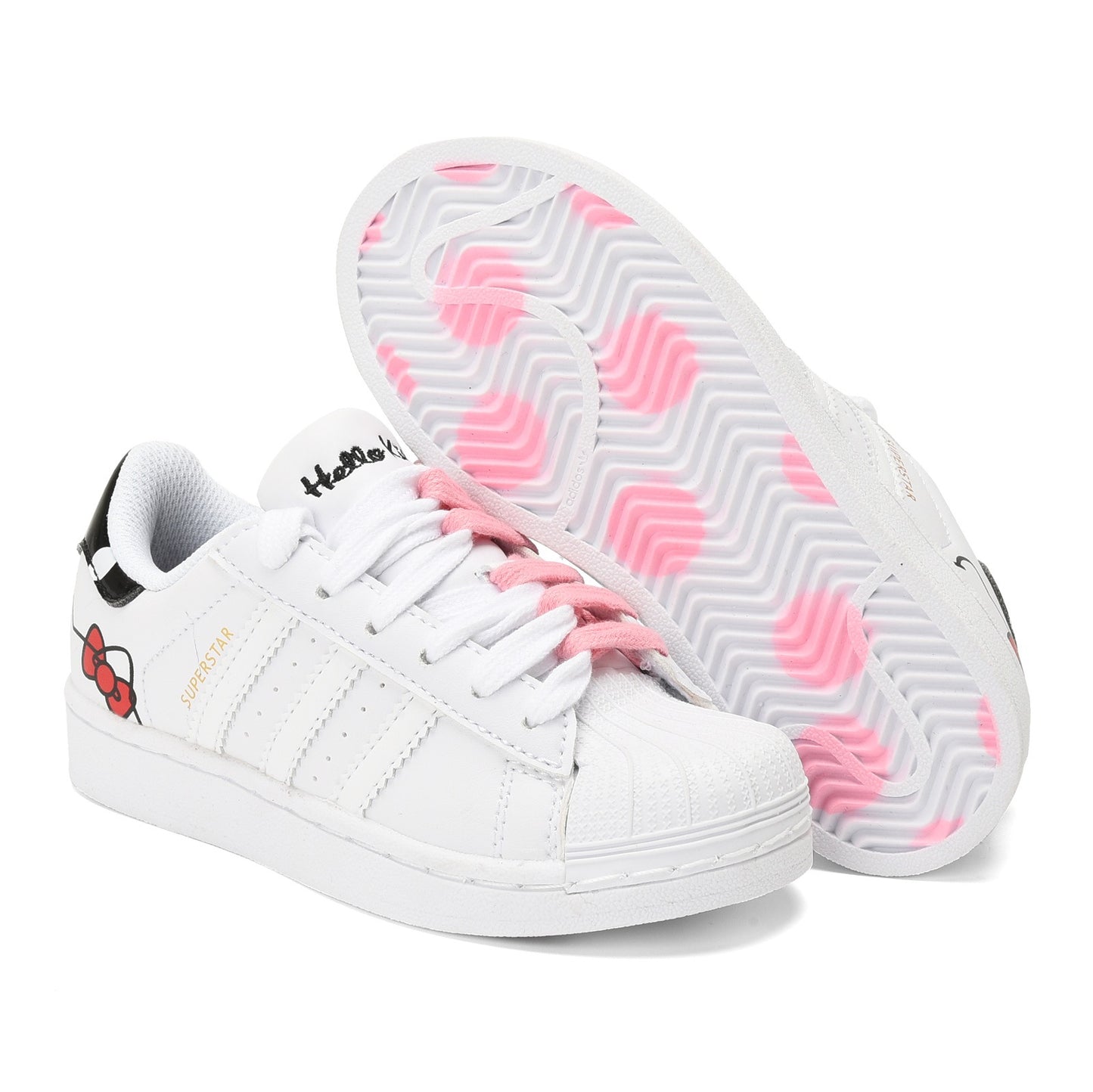 Kids Adidas Superstar X Hello Kitty