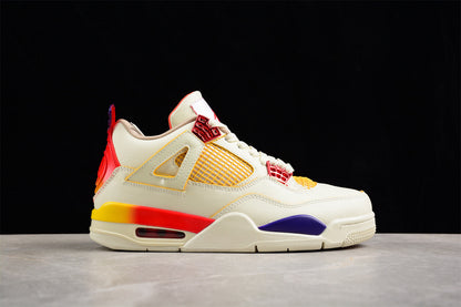 Air Jordan Retro 4 X J Balvin Grey/Orange/Yellow-White