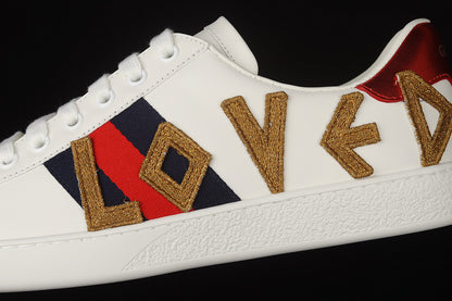 Gucci Ace 'Loved' White Red