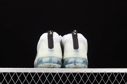 Air Vapormax 2021 Flyknit Monochrome White/Black-Metallic Silver