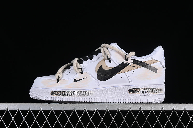 Air Force One Low 07 White/Black-Brown