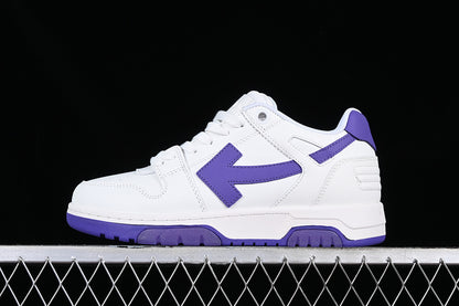 Off-White Out Of Office Calf Leather 'White Purple'