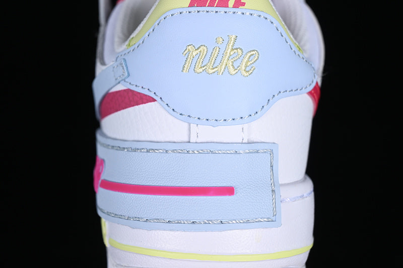 Air Force One Low  Shadow White/Pink/Blue-Yellow