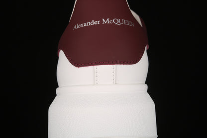 Alexander McQueen Oversized White-Wine Red