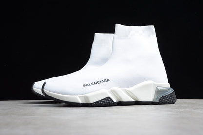 Balenciaga Speed White/Black-Clear