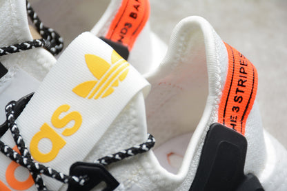 Adidas NMD Cloud White/Core Black-Orange