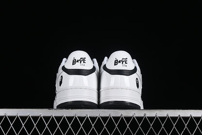 BAPE Bapesta #6 'Patent Leather Pack White-Black'