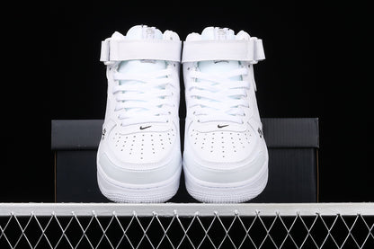 Air Force One Mid 07 White-Black