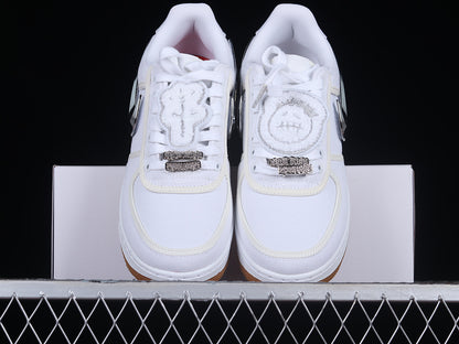 Air Force One Low X Travis Scott White/Brown