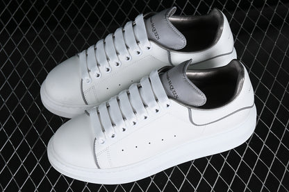 Alexander McQueen Oversized White-Border Grey